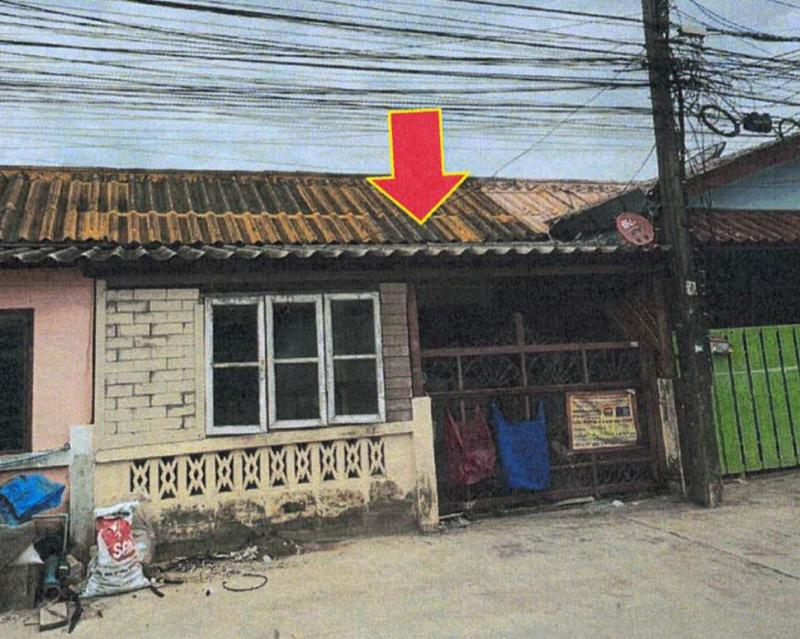 ทาวน์เฮ้าส์หลุดจำนอง ธ.ธนาคารอาคารสงเคราะห์ ชลบุรี บางละมุง หนองปรือ